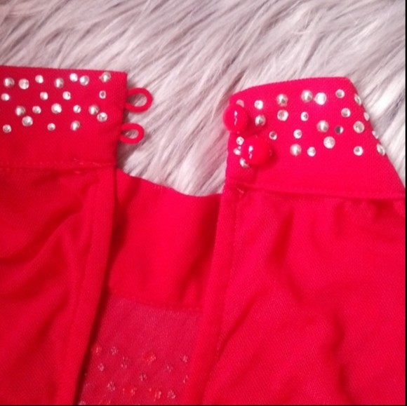 Sheer Rhinestones Turtleneck Bodysuit - Picture 9 of 11